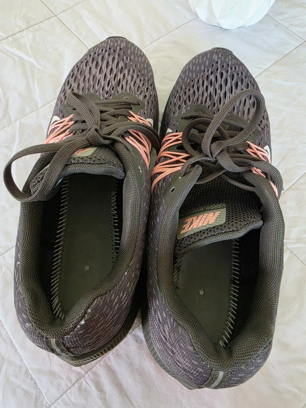 Nike Zoom Winflo 5 Women's Shoes Sneakers Gray And Pink Size 10